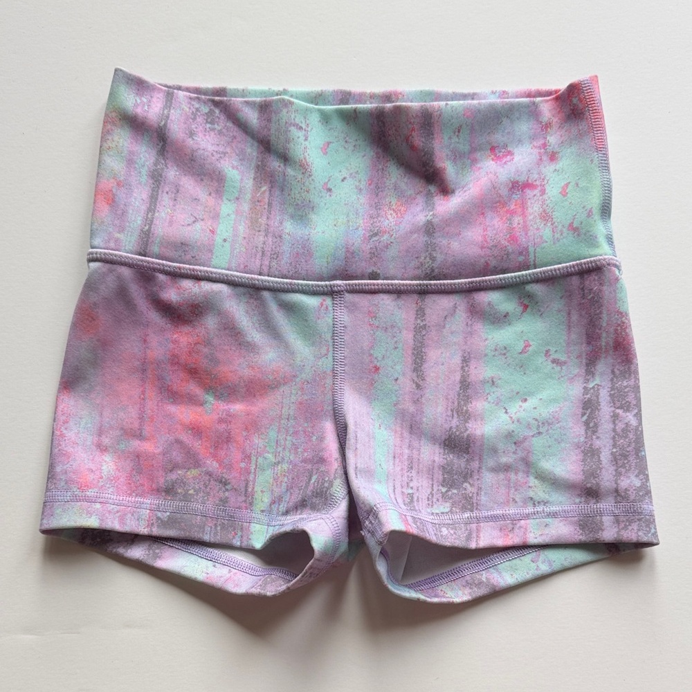 Ivivva/lululemon girls size 8 Pink and Green Athletic Shorts